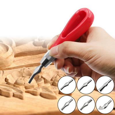 Carving Tool Practical Beginner DIY Portable ABS LInoleum Cutter Art Supplies Ergonomic School Engraving Multifunctional