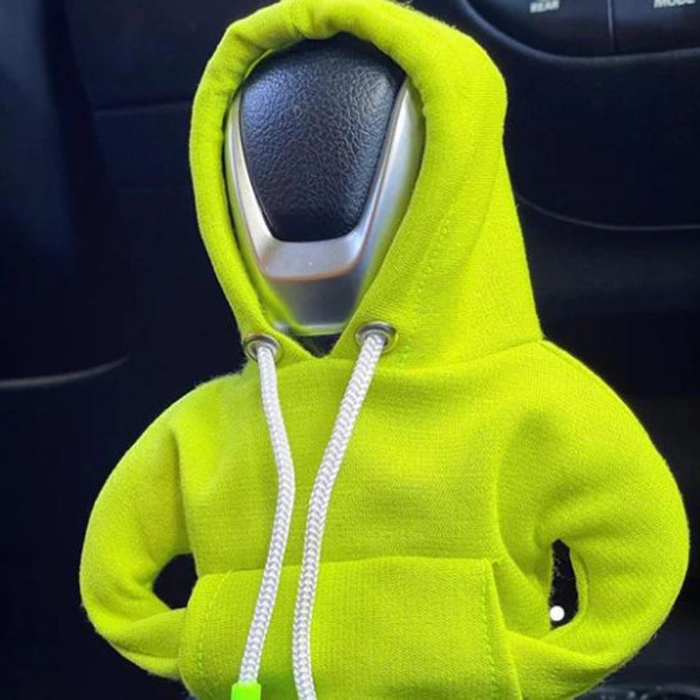 Felpa con cappuccio Copri cambio per auto Felpa con cappuccio cambio moda Copri pomello cambio per auto Maniglia manuale Felpa cambio Copri leva cambio