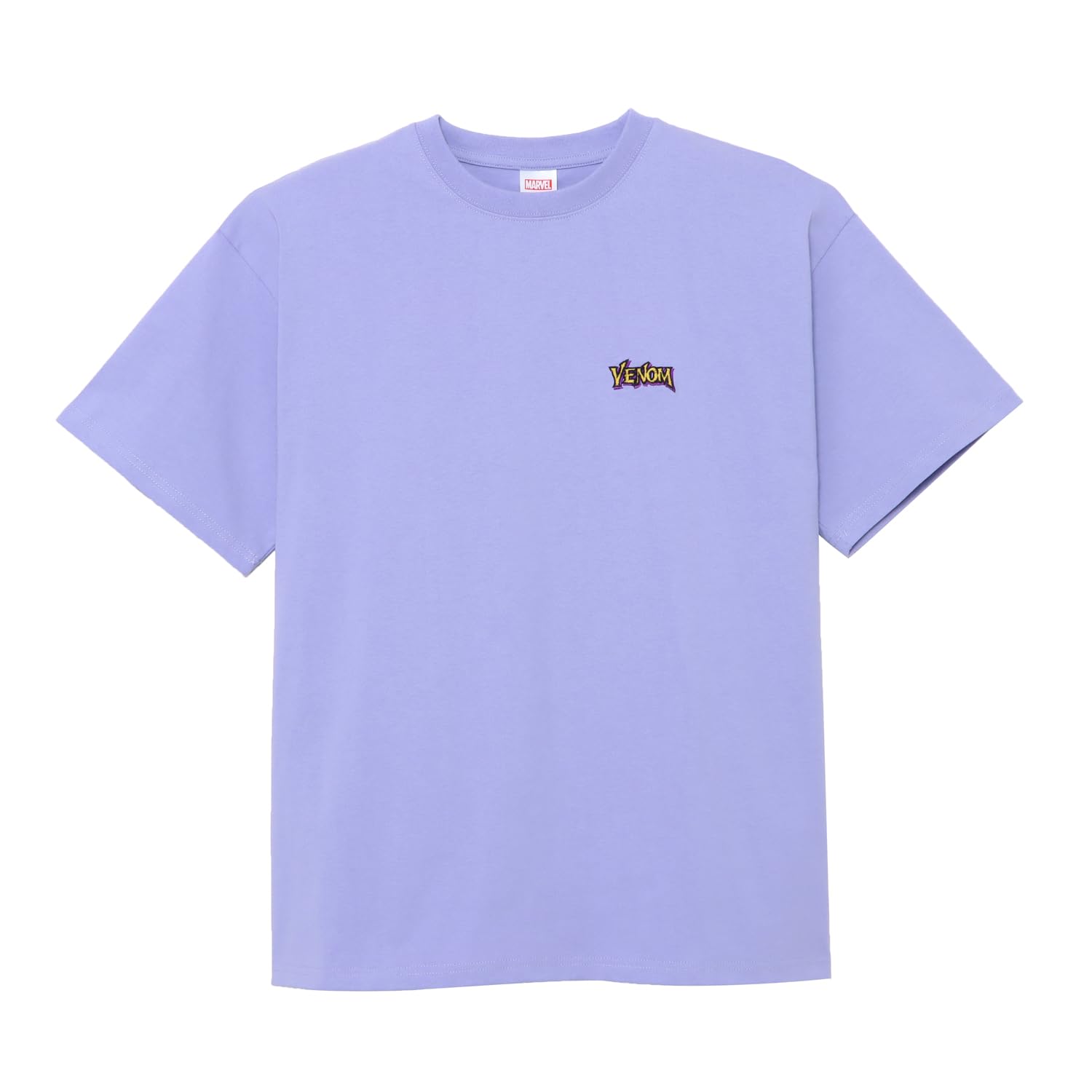 

Small Planet Marvel Print Short Sleeve T-Shirt, Venom, One Size Fits All, Purple