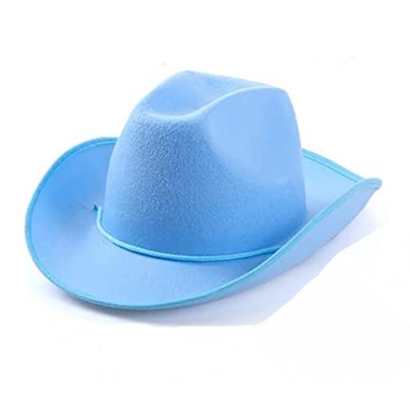 Color Felt Solid Cowboy Hat Sewing Craft Party Costumes Holiday Supplies Gifts