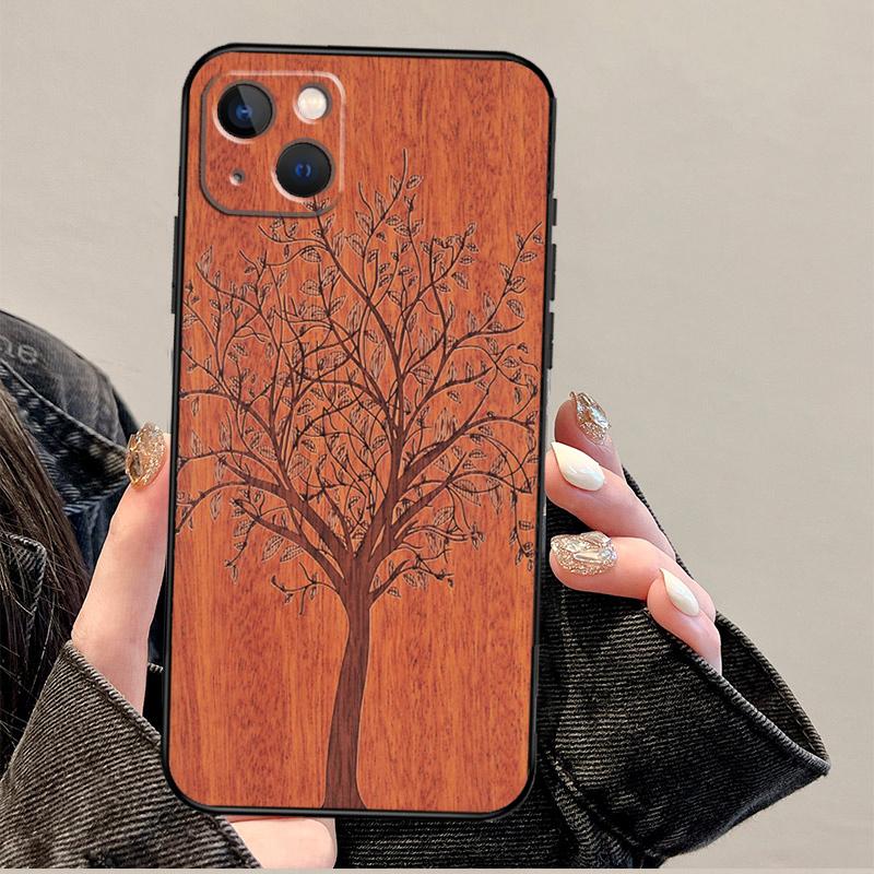 Natural Bamboo Wood Pattern Print Phone Case For iPhone 17 Pro Max 14 13 12 11 15 16 Pro Max mini 16 Plus 16e 17 Air Cover