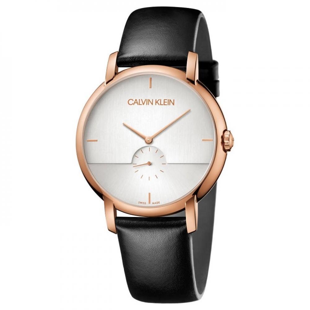 

Часы CK Calvin Klein Мужские кожаные часы Ethtablized 43 мм
