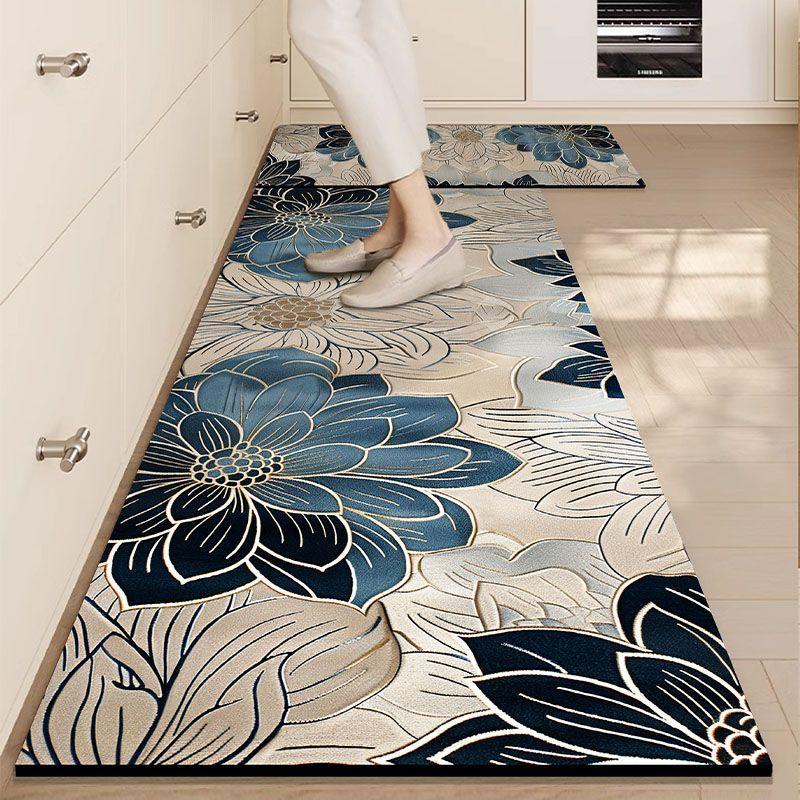 Diatomaceous Earth Kitchen Mat, Carpet, Anti-slip Mat, Oil and Water Absorbent, Wash-free, Quick-drying, Home Entry Mat