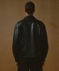 Musinsa Standard Faded Synthetic Leather Drizzler Jacket [Black]