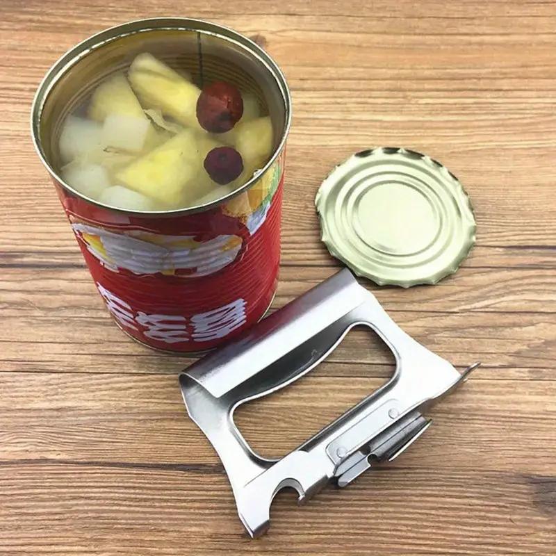 Thickened Multifunctional Stainless Steel Bottle Opener Can Opener Japanese Style Can Opener Portable Fast and Easy