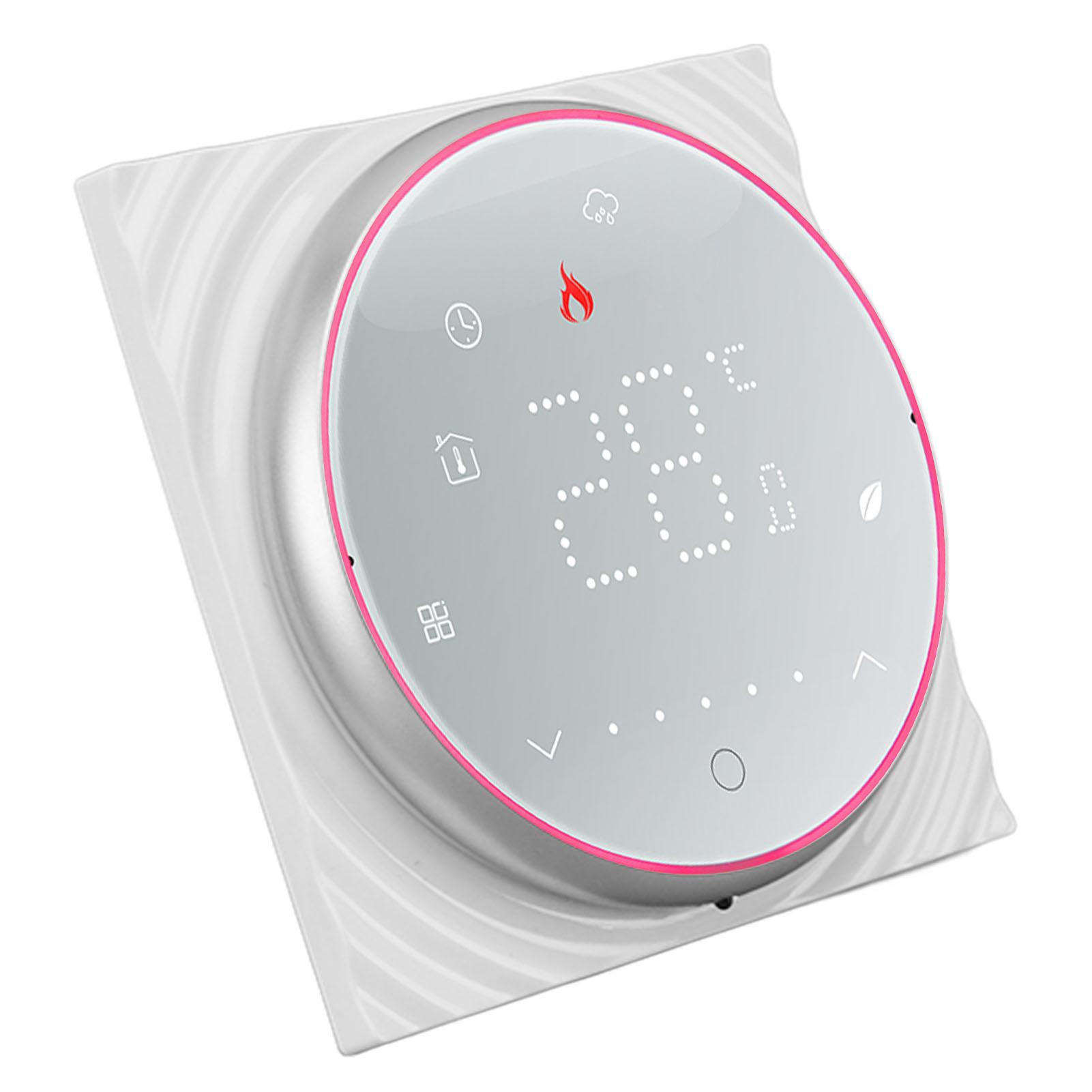 LED Smart Thermostat for Water Heating Programmable Thermostat Accurate 7 Day Programmable Thermostat AC95‑240V   Base