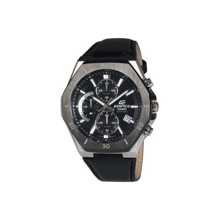 CASIO Men EDIFICE Black Watch EFB-680BL-1AVUPR Black Dial