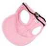 Pet Dog Cat Baseball Outdoor   Sunbonnet   Stripe   Travel Sport Hat (Pink S)