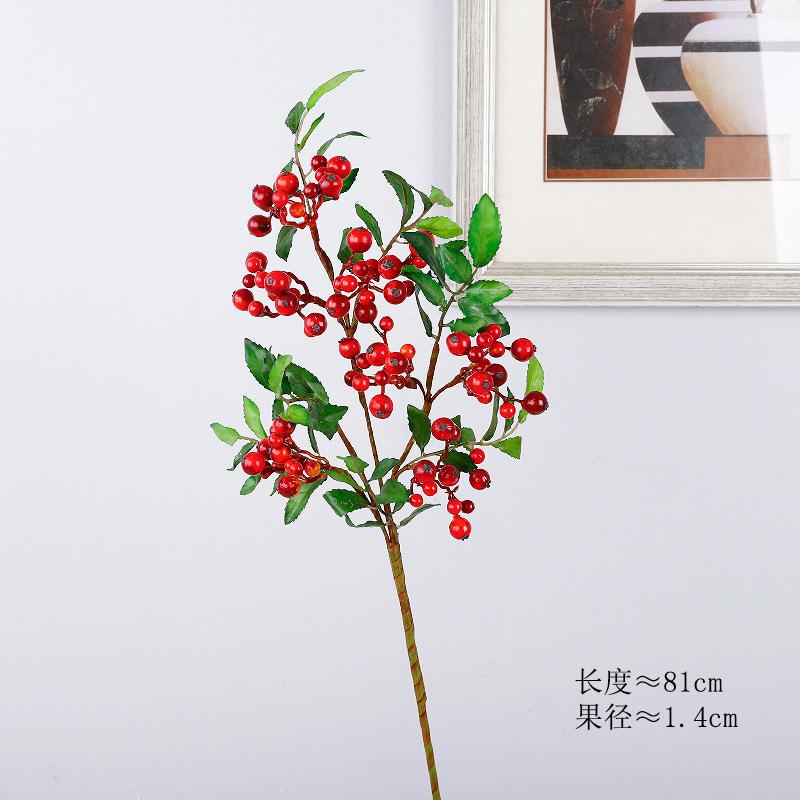 Simulation blueberry berry, fake lover fruit branch decorative ornament, simulation blueberry branch