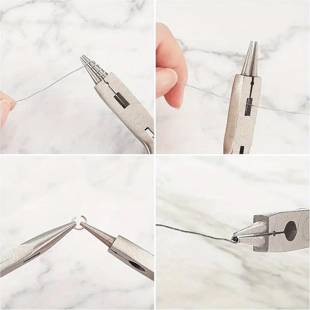 Practical Jewelry Plier Set Essential Craft Supplies Tools for Jewelry Designs Beading and Repair Fashion Accessory