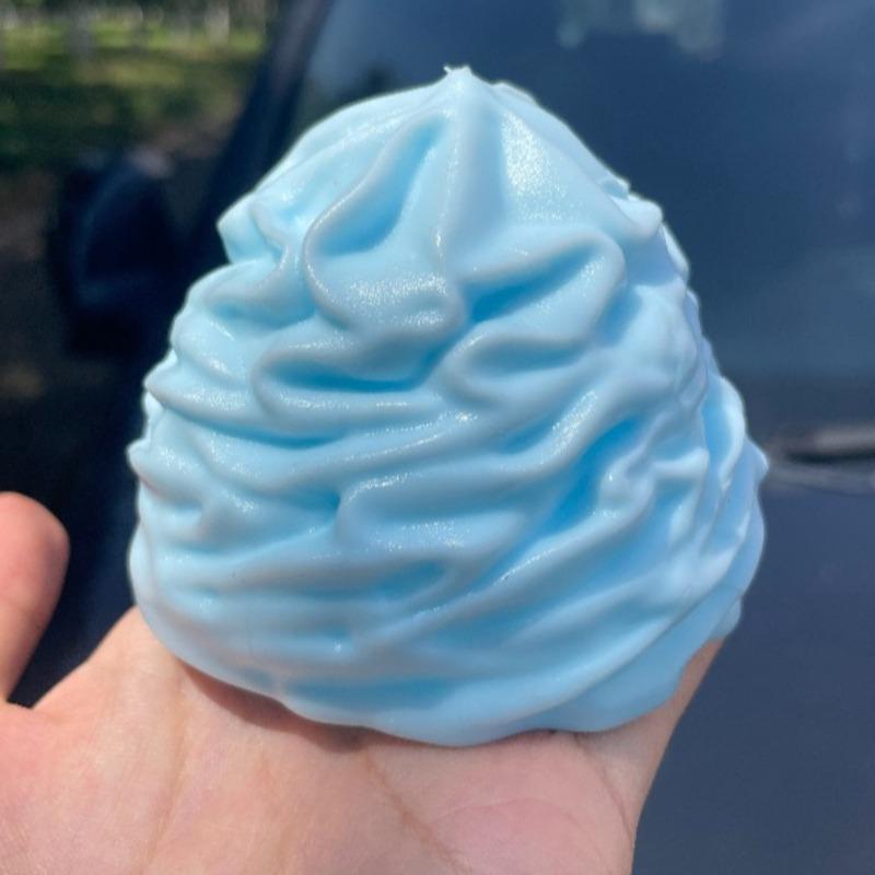 Tabas Squishy Kokosölcreme Rollkuchen Fidget Spielzeug Weiche Cremrolle Tragbarer Squishy Knet-Stressabbau Angstabbau Spielzeug
