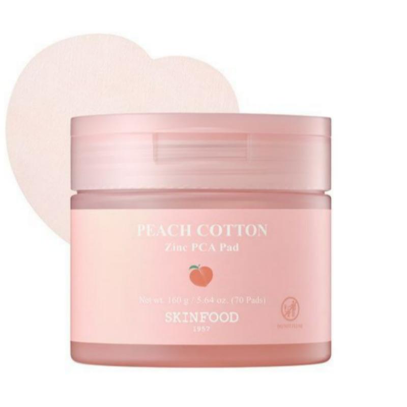 

Skinfood Peach Cotton Zinc PCA Calming Pad 70 Pads