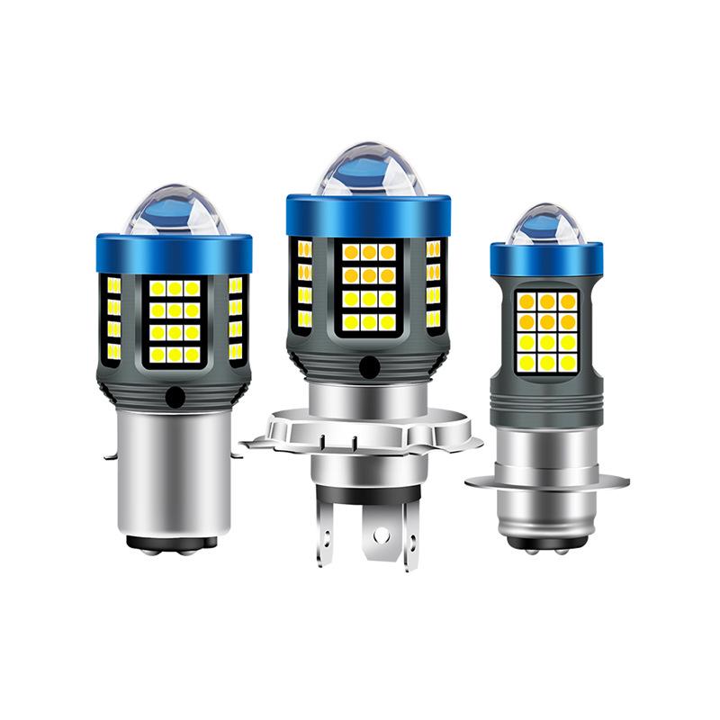 Universelle LED-Motorrad-Scheinwerferlampe, Super Hell 12V-80V, Fernlicht/Abblendlicht, Zweipolig/Dreipolig H4 Modifikation