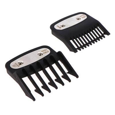 2/3Pcs Professional Cutting Guide Comb Hair Clipper Limit Comb With Metal Clip