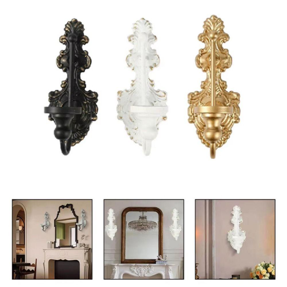 Decorative Nordic Tealight Stand Iron Art Metal Candlesticks Wall Mounted Candle Holder  Home Decor