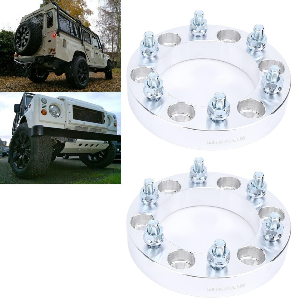 4PCS 30MM 6 Stud Wheel Spacers Aluminium Alloy Wheel Spacers Adapters Replacement for   L200