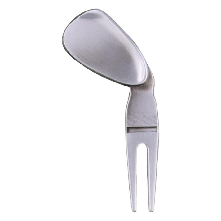 Golfs Balls Pickers Bending Golfs Green Divot Fork Curved Spit Golfs Balls Pickers Green Pitch Mark Repair Tool Golfer
