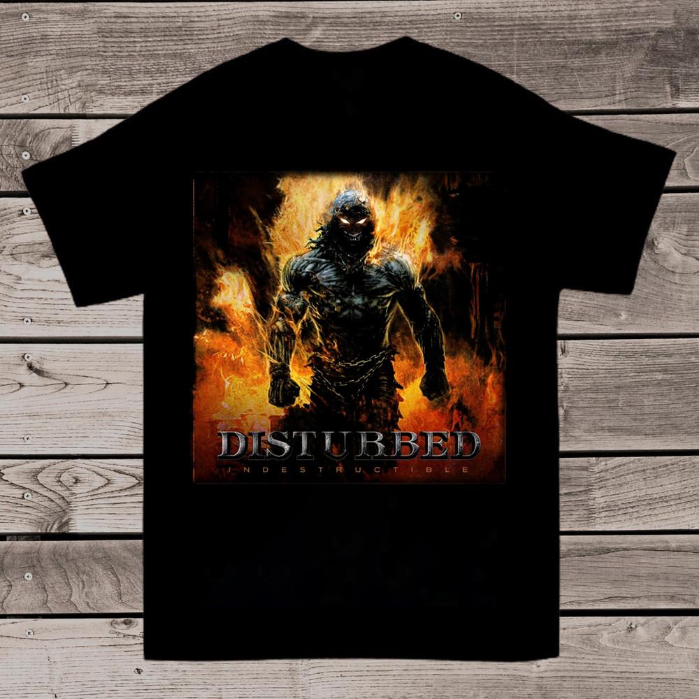 New Disturbed Band Gift For Fan Cotton Black All Size T-Shirt Unisex T-Shirt XXL