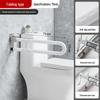 Stainless Steel Foldable Bathroom Grab Bar for Elderly & Disabled