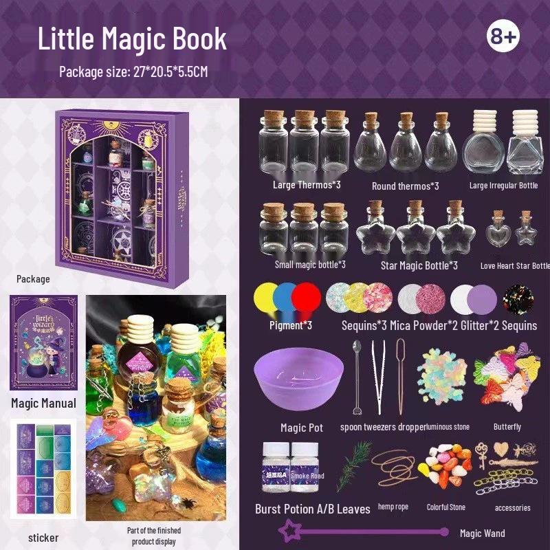 Mr. Toy Little Magician DIY Science Experiment Kit for Kids - Craft and Potion Set for Boys and Girls