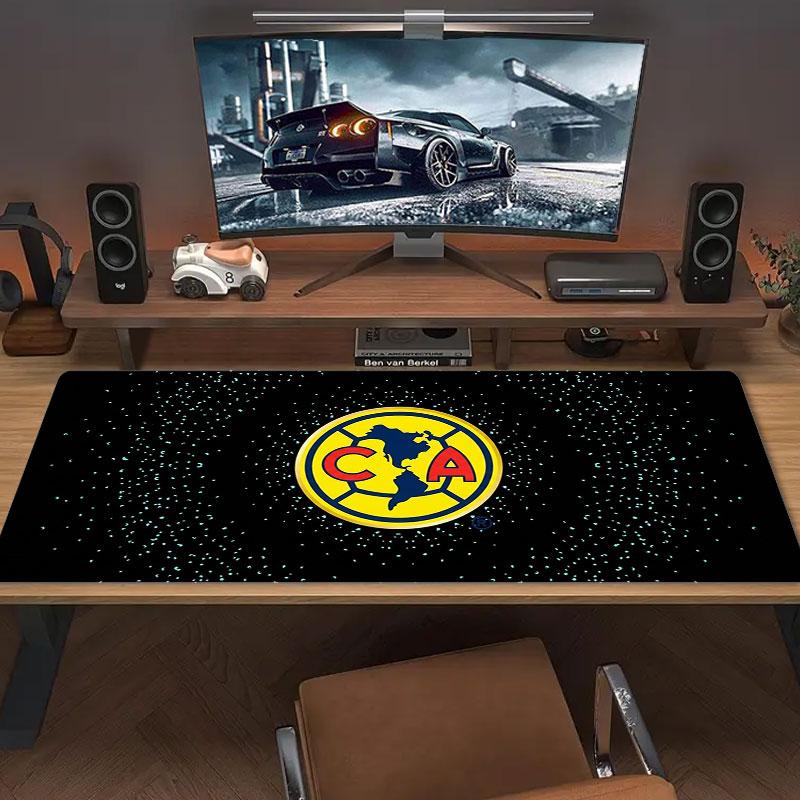 Club America Large Size Mouse Pad Large Gaming Table Cushion Non-slip Laptop Tablet Big Mousepad XXL Mat Mini PC Playmat With Lock edge