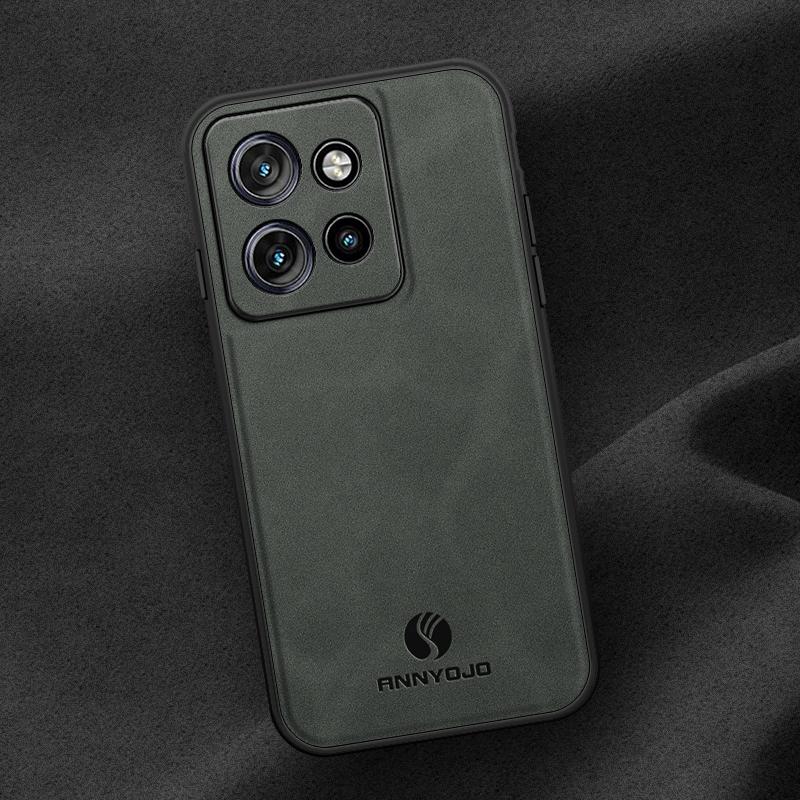 

Anti-Scrath Comfortable Leather Case for MOTOROLA MOTO Edge 50 Neo 70 Fusion 60 Pro 50 Ultra Protective Funda Cases Motorola Edge 50 Neo сірий колір