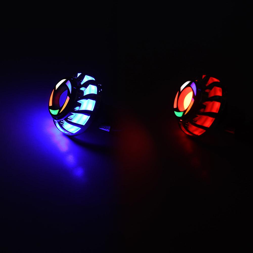 Universal Motorcycle Equipments Warning Lamp Angel Eye Brake Accessories Tail Moto Motorbike Rear Led Rgb Light Flashing R8u7