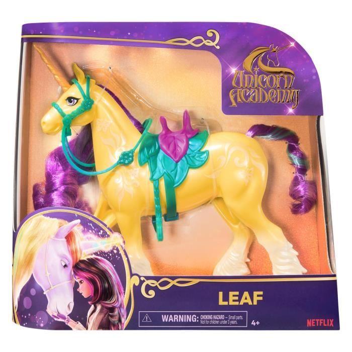 Einhorn-Akademie - Blatt oder Fluss - Einhorn 28cm - zufälliges Modell - ab 4 Jahren - Die Einhornschule