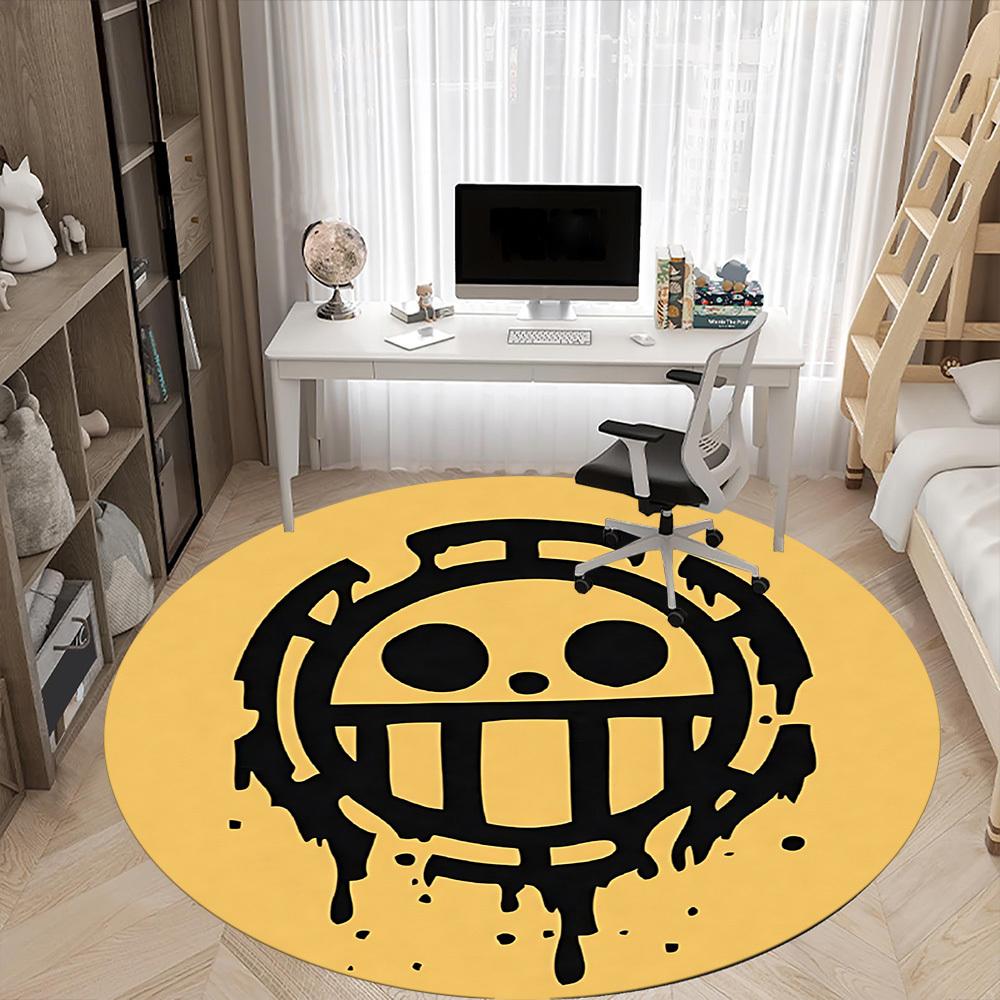 One Piece Office Round Area Rug,  Under Office Chairs Bedroom Living Room Home Decor A0908193