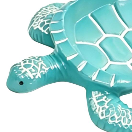 Turtle Soap Box, with Drainable Design, Resin Tortoise Soap Dish, Durable Decorative Soap Saver for Bathroom Kitchen Countertop