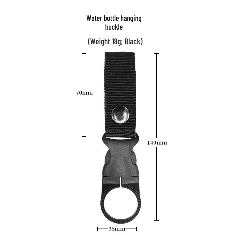 Tactical Nylon Water Bottle Hanging Carabiner Clip