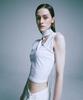 SSY Bermuda Back String Halter Neck White