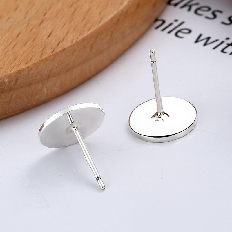 Simple Retro Old Rich Stud Earrings Women'S Antique Men'S Earrings Personality Cool Asymmetrical Earrings