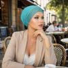 Lace Flower Headwrap Cap Breathable Lace Trim Hat New Postpartum Cap  Daily Casual Wear