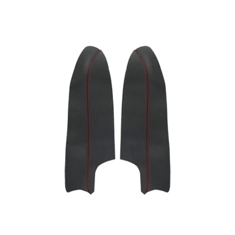 Microfiber Leather Interior Door Panels Guards Armrest Surface Covers Protective Trim For Nissan Qashqai J11 2016 2017 2018