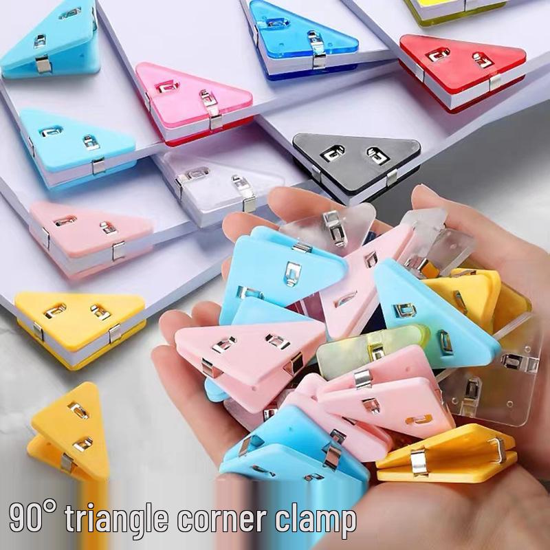 

Transparent Triangle Document Clip Folder for Test Papers and Receipts