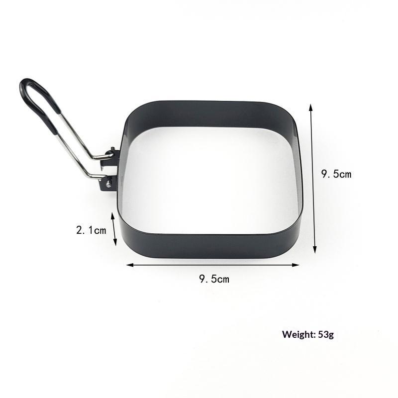 Stainless Steel Egg Frying Ring 14 Styles Non-Stick Easy Clean Egg Mold for Breakfast Sandwich McMuffin Making