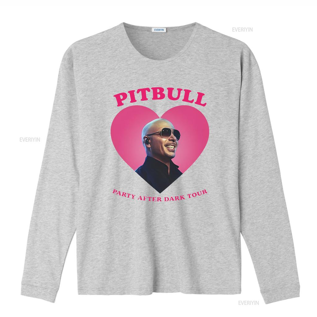 Pitbull Party After Dark Tour Mr Worldwide Maglietta alla moda elegante per i fan vintage lavata versatile abbigliamento da stilista