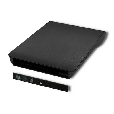 Qoltec Enclosure/Bay for CD/DVD SATA Optical Drive | USB 3.0 | 9.5mm | Built-in Cable
