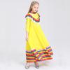 Traditional Mexican Girl Long Skirt Ethnic Dance Costume Children's Ethnic Style Party Performance Game Costume