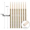 12-Piece Diamond Bamboo Skewers for Christmas Cake & Apple Pie Decoration