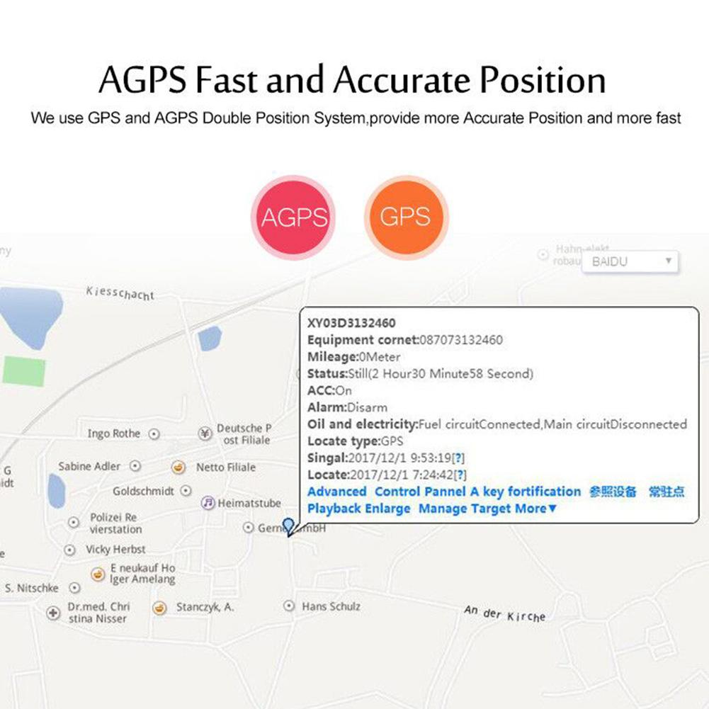 Car GPS Tracker Vehicle Tracking Main Power Cut-off Alarm Real-time Tracking Device Locator Real Time Power Off Alarm 5