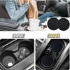 Car Cup 70mm Ornament Coasters with Embedded Universal Cup Car Interior Universal Fit Cup Coasters for Black PVC Comfortable for Home Use of Coasters,
