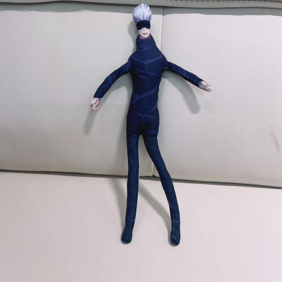 Jujutsu Kaisen Pop Verplaatsbaar Grappig Gojo Satoru Speelgoed Vormveranderende Figuur Cosplay verplaatsbaar Abstract Draad Skelet Halloween Prop gray