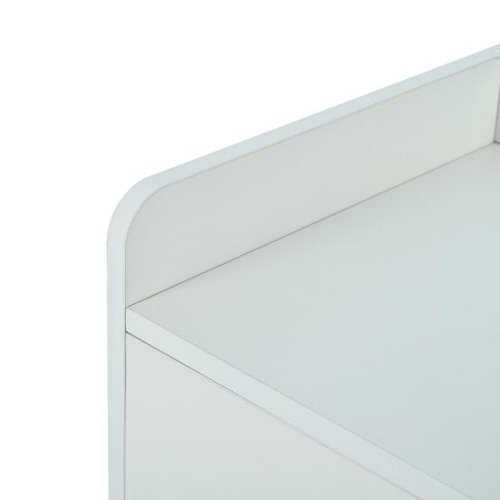 Shoe Cabinet Large Capacity Strong Load Bearing Dustproof Upholstered Seat with Bench Store Shoes Smooth Edge Shoe Changing Stool