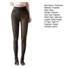 Women Fleece Lined Pantyhose Winter Sheer Warm Leggings Fake Translucent Thermal Thick Tights for Dresses Dating Work Party