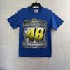 Nascar Chase Authentics T Shirt Juniors Small Jimmie Johnson 48 Blue Short Sleev