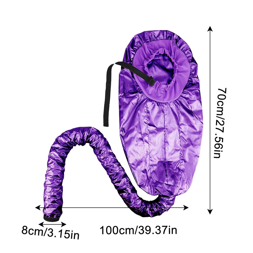 

для подорожей Портативний капот Фен Кепка Gorro Secador Steamer Quick Dry Baked Oil Care Дифузор Сушіння Перукарські інструменти фіолетовий