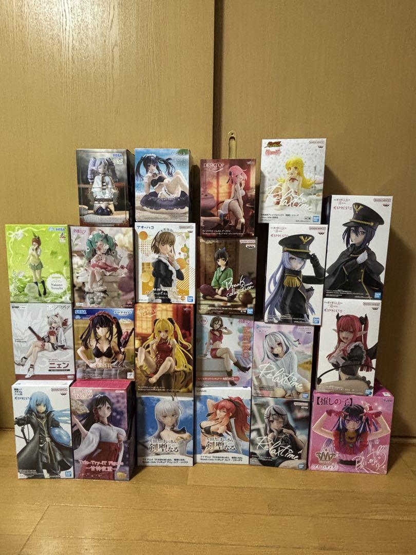 

[USED] 22 beautiful girl prize figures for sale