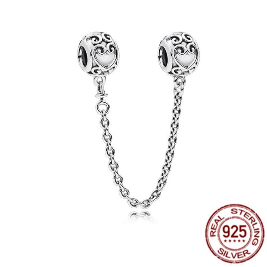 Niedriger Preis Familie Baum Herz & Schmetterling Sicherheit Kette Charms S925 Sterling Silber